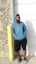 Load image into Gallery viewer, Logo pullover hoodie - Teal Blue