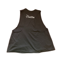 Load image into Gallery viewer, Happy place cropped tank - Black
